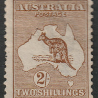Australia 1913 Roo 2s brown mounted mint, centred to right, SG12