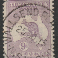 Australia 1915 Roo 9d violet die II good cds used, SG27
