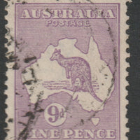 Australia 1915 Roo 9d violet die II good used, SG27