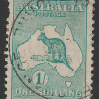 Australia 1915 Roo 1s blue-green die II good cds used, SG28