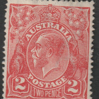 Australia 1918 KG5 2d bright rose-scarlet mounted mint, SG63