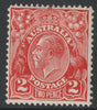 Australia 1926 KG5 2d golden scarlet mounted mint,SG99