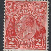 Australia 1926 KG5 2d golden scarlet mounted mint,SG99