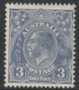Australia 1926 KG5 3d dull ultramarine mounted mint,SG100