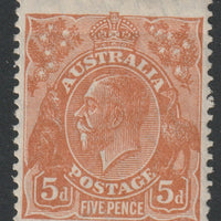 Australia 1926 KG5 5d orange-brown mounted mint,centred low, SG103a