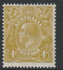 Australia 1931 KG5 4d yellow-olive mounted mint,SG129