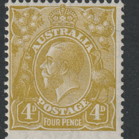 Australia 1931 KG5 4d yellow-olive mounted mint,SG129