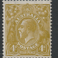 Australia 1931 KG5 4d yellow-olive unmounted mint,SG129