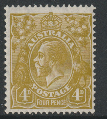 Australia 1931 KG5 4d yellow-olive unmounted mint,SG129