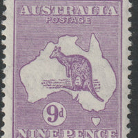 Australia 1931 Roo 9d violet die IIB mounted mint, SG132