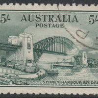 Australia 1932 Sydney Harbour Bridge 5s fine used with light corner cds cancel SG143