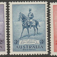 Australia 1935 Silver Jubilee perf set of 3 mounted mint SG156-58
