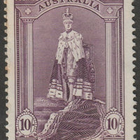 Australia 1937 Robes - King George 6th 10s lightly mounted mint SG177