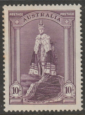Australia 1937 Robes - King George 6th 10s lightly mounted mint SG177