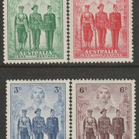 Australia 1940 Australian Imperial Forces perf set of 4 mounted mint SG196-99