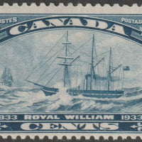 Canada 1933 SS Royal William 5c appears to be unmounted mint, SG 331