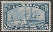 Canada 1933 SS Royal William 5c appears to be unmounted mint, SG 331