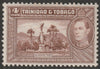 Trinidad & Tobago 1938 KG6 Memorial Park 4c chocolate mounted mint, SG 249