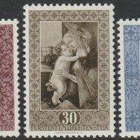 Liechtenstein 1952 Painting perf set of 3 lightly mounted mint SG 307-07