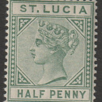 St Lucia 1891 QV 1/2d die II unmounted mint SG43