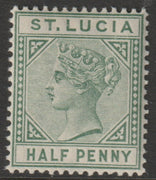 St Lucia 1891 QV 1/2d die II unmounted mint SG43
