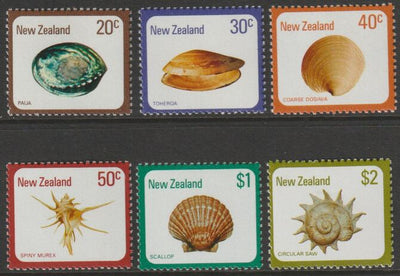 New Zealand 1975-81 Sea Shells set of 6 unmounted mint SG1099-1104