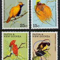Papua New Guinea 1970 Fauna Conservation (Birds of Paradise) set of 4 unmounted mint, SG 173-76