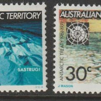 Australian Antarctic Territory 1971 Tenth Anniversary of Antarctic Treaty perf set of 2 unmounted mint SG 19-20