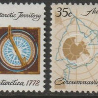 Australian Antarctic Territory 1972 Capt Cook's Bicentenary perf set of 2 unmounted mint SG 21-22
