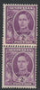 Australia 1937-49 KG6 bright purple 2d coil pair unmounted mint SG185a