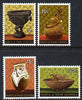 Papua New Guinea 1970 Native Artefacts (Pots) set of 4, SG 187-90 unmounted mint