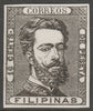 Philippines 1872 King Amadeo 16c twice stamp-size Photographic print from Sperati's own negative without handstamp on back, superb reference