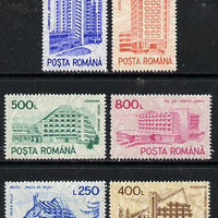 Rumania 1991 Hotels set of 6, Mi 4746-51*