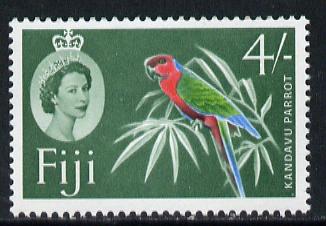 Fiji 1967 Parrot 4s (green background wmk s/ways) unmounted mint SG 359