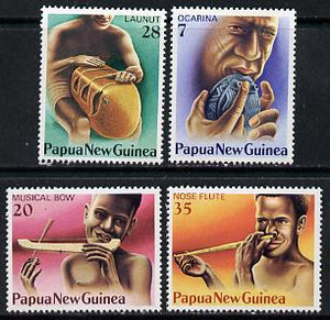 Papua New Guinea 1979 Musical Instruments set of 4 unmounted mint, SG 359-62*