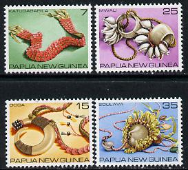 Papua New Guinea 1979 Traditional Currency set of 4 unmounted mint, SG 367-70*