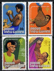 Papua New Guinea 1979 Int Year of the Child set of 4 unmounted mint, SG 376-79*