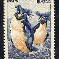 French Southern & Antarctic Territories 1956-60 Rockhopper Penguins 1f unmounted mint,,SG 5