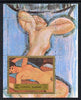 Fujeira 1972 Paintings (Nude) by Modigliani 10r m/sheet unmounted mint, Mi BL 118A