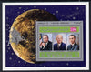 Yemen - Royalist 1969 Moon Landing m/sheet showing the three Astronauts unmounted mint