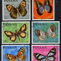 Panama 1968 Butterflies cto used set of 6