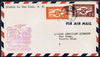 Portugal 1941 Pan American Airways First Clipper Air Mail Flight cover to Puerto Rico with special 'Lisbon to San Juan' Illustrated Cachet