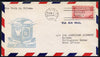 United States 1941 Pan American Airways First Flight cover New York to Bolama (Port Guinea) with special Cachet