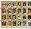 Umm Al Qiwain 1972 Kings & Queens of England complete set of 41 values cto used (Mi 768-808A)