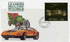 Zambia 1987 Classic Cars 1k50 Bentley in 22k gold foil on cover with first day of issue cancel, limited edition and very elusive