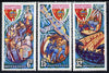Russia 1980 Soviet-Hungarian Space Flight set of 3 unmounted mint, SG 5005-07, Mi 4964-66*