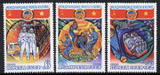 Russia 1980 Soviet-Vietnamese Space Flight set of 3 unmounted mint, SG Mi 4978-80*