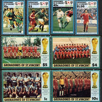 St Vincent - Grenadines 1986 World Cup Football set of 8 unmounted mint, SG 468-75