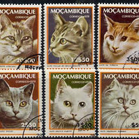 Mozambique 1979 Domestic Cats set of 6 cto used, SG 740-45*
