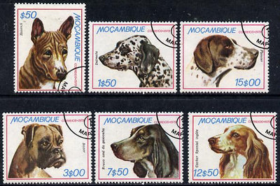 Mozambique 1979 Dogs set of 6 cto used, SG 785-90*